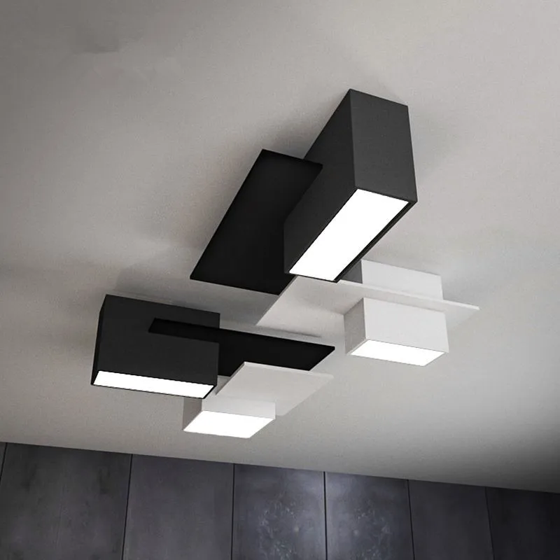 

Modern Iron Living Room Ceiling Lamp Combination Home Lighting Ceiling Light Nordic Design Bedroom Living Room Light Fixtures