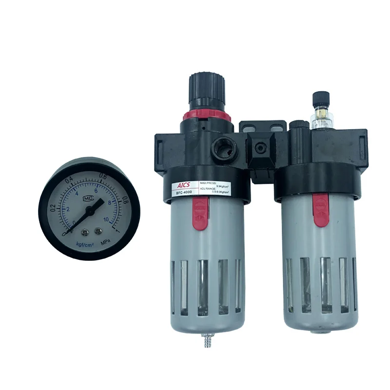 Oil water separator, pressure regulating valve, BFC-4000, air filter, air source processor