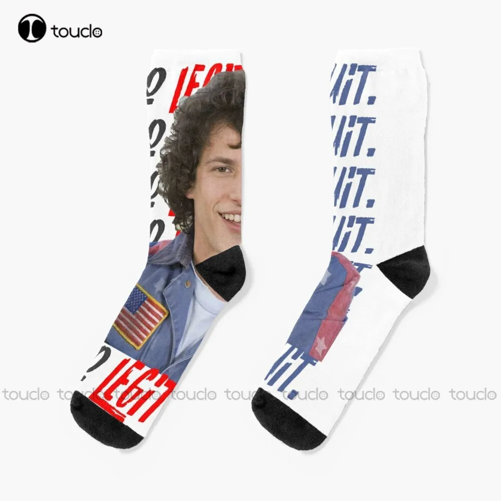 New Andy Samberg Hot Rod Movie Funny Classic  Socks Slipper Socks Women Personalized Custom Unisex Adult Socks Teen Socks