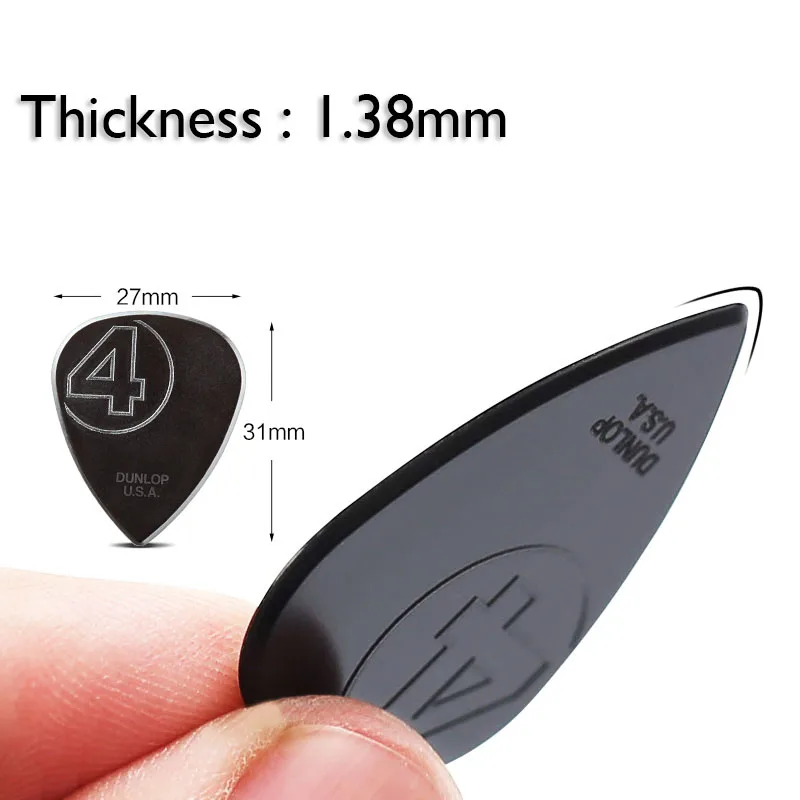 3pcs/1pc Dunlop Guitar Picks 447R Jim Root Nylon Pick 1.38 mm, USA Original Guitar Accessories