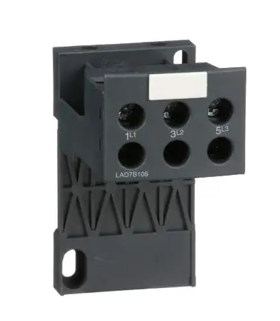 Bloco terminal do adaptador lad7b106, tesys lrd, para a montagem separada de LRD01-D35 LR3D01-D35