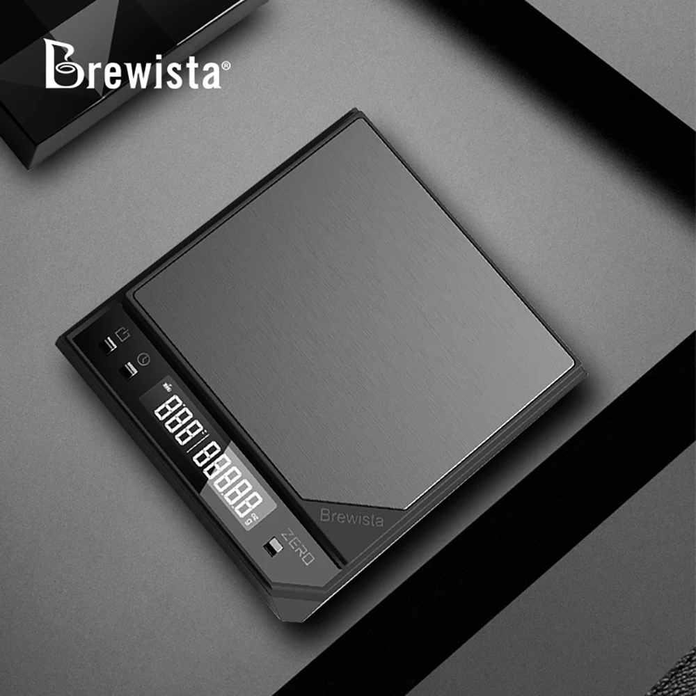 

Смарт-весы Brewista кухонные электронные с таймером, 2 кг/0,1 г