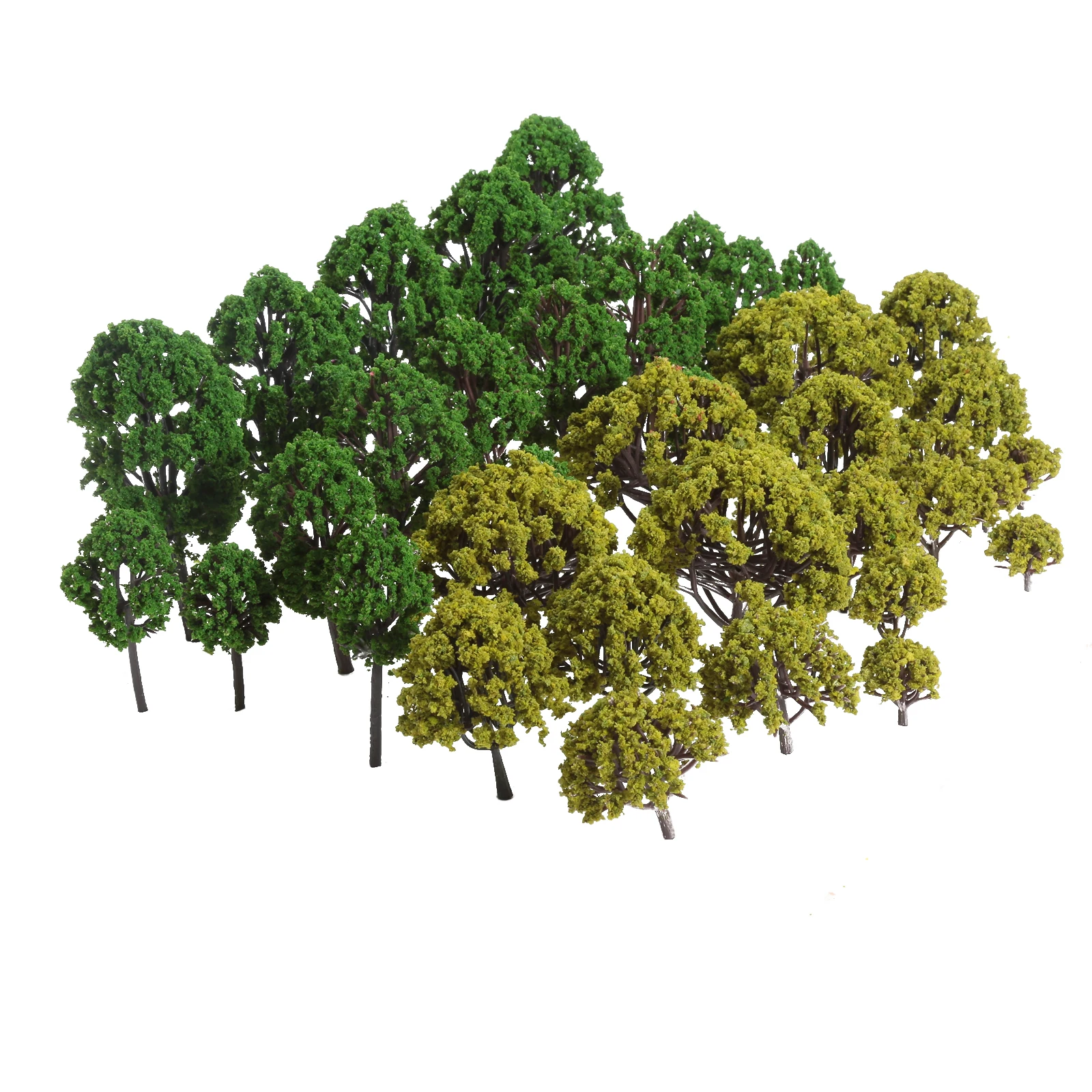 40 Pcs Multi Scale Model Trees Train Road Railway Architecture Scenery HO N Z Layout Festive Party Decor