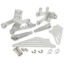 Motorcycle Front Foot Pegs Footrests Bracket For Kawasaki Ninja ZX12R 2002-2005 2003 04