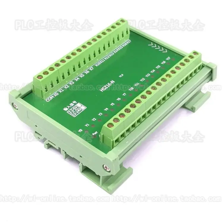 

16 channel single chip number to PLC 3.3V to 24V PLC level TTL to PLC photoelectric isolation