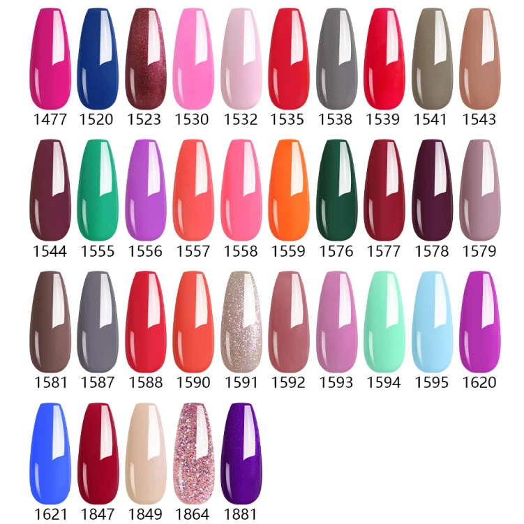 NAILCO-세미 퍼머넌트 UV LED 네일 폴리시 15ML, 프레시 컬러 젤, 하이브리드 매니큐어, 전문가용 아트 용품