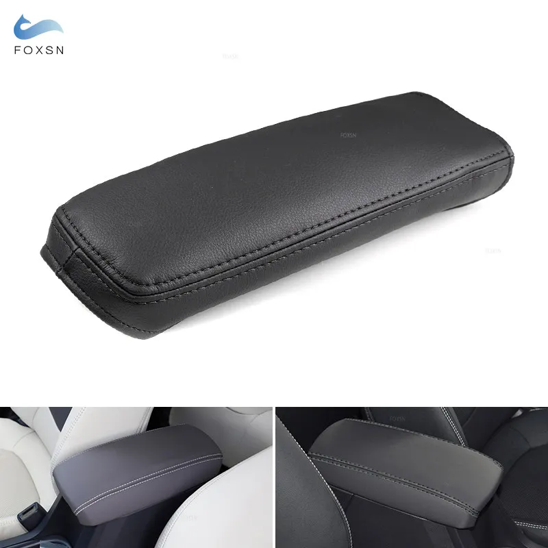 

Черный для Toyota Corolla 2021, салон автомобиля, центральная консоль, подлокотник, чехол из микрофибры, внутренние аксессуары, ткань