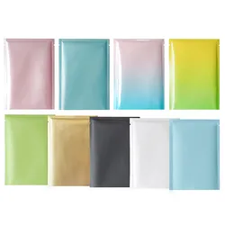 200pcs Open Top Mylar Foil Bags, Multi-Color Heat Sealable Pouches for Powder, Mask Powder, Pills & Coffee Sample Packaging