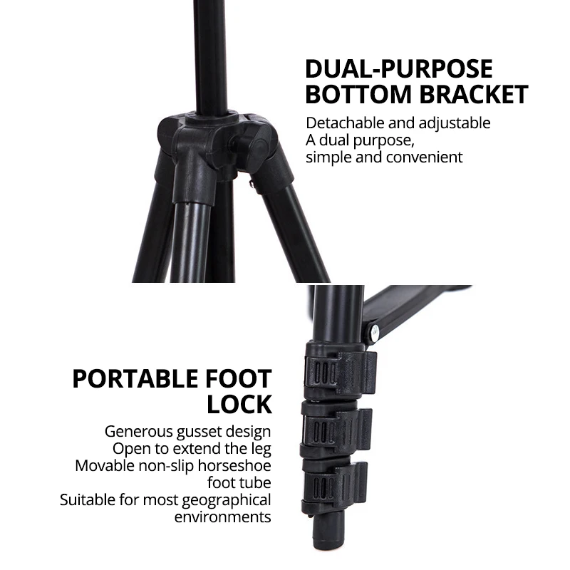 Telefoon Statief Draagbare Gsm Houder Voor Iphone 13 Xiaomi Lichtgewicht Camera Statief Voor Gopro Dslr Met Afstandsbediening