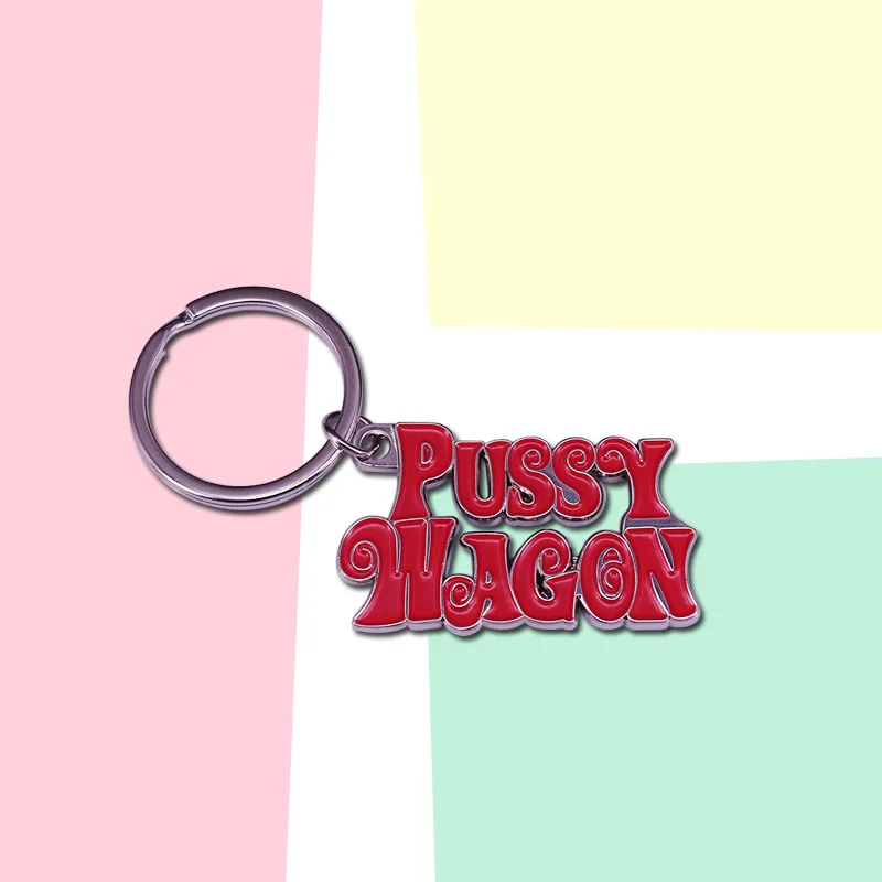 Pussy Wagon Keychain Kill Bill Movie Beatrix Kiddo Gift The Bride Prop Keyring