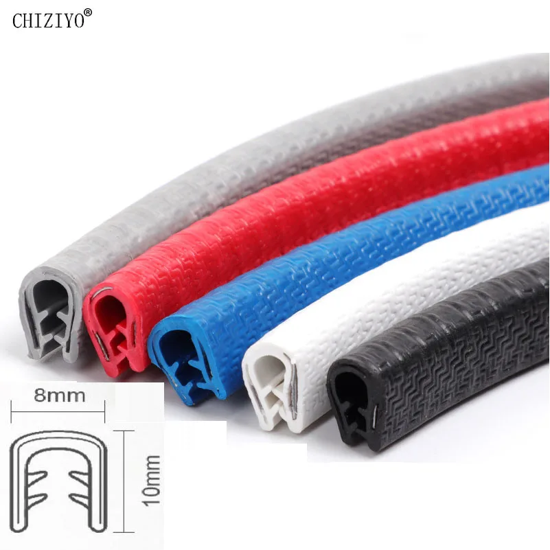 5M/10M Built-in Steel Ring Car Anti Collision Strip Sticker Auto Door Edge Scratch Protecter Bumper Guard Trim Sealing Strip