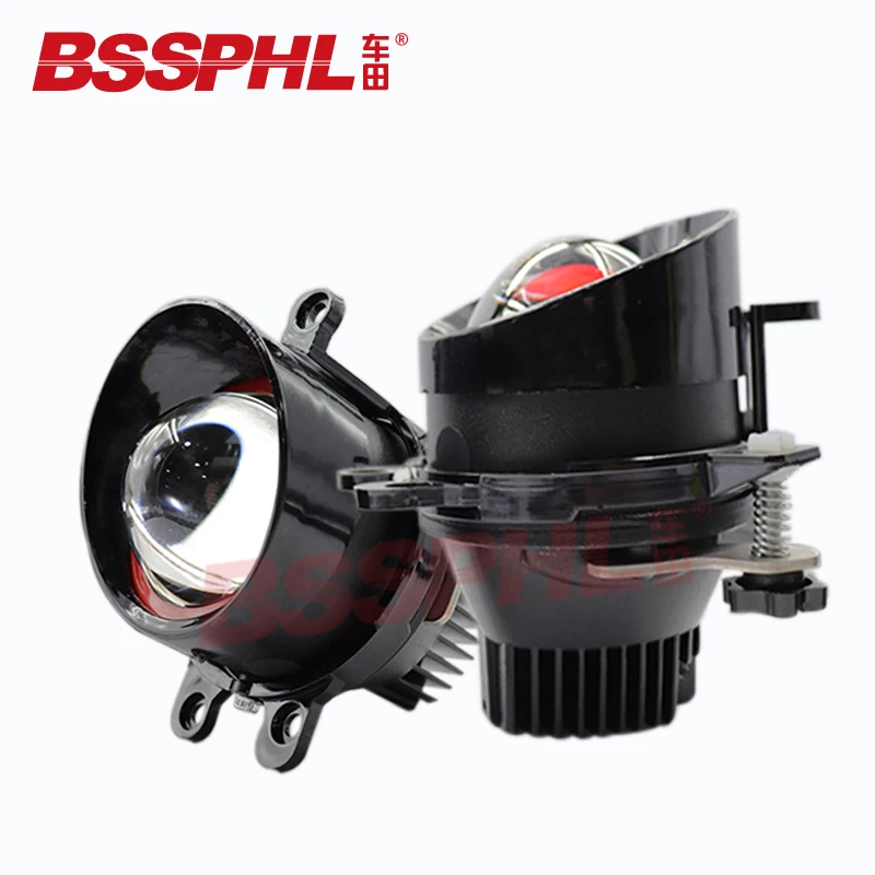 BSSPHL Car Retrofit light HD 3.0 Bifocal LED fog lamp projector fit for TOYOTA RIZE 10-/YARiS  04-/Camry  06-/Levin  14-/EZ  11-