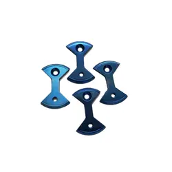 4 PCS Titanium Pedal Plate Ti Bow Tie fit SpeedPlay Zero&Light Action