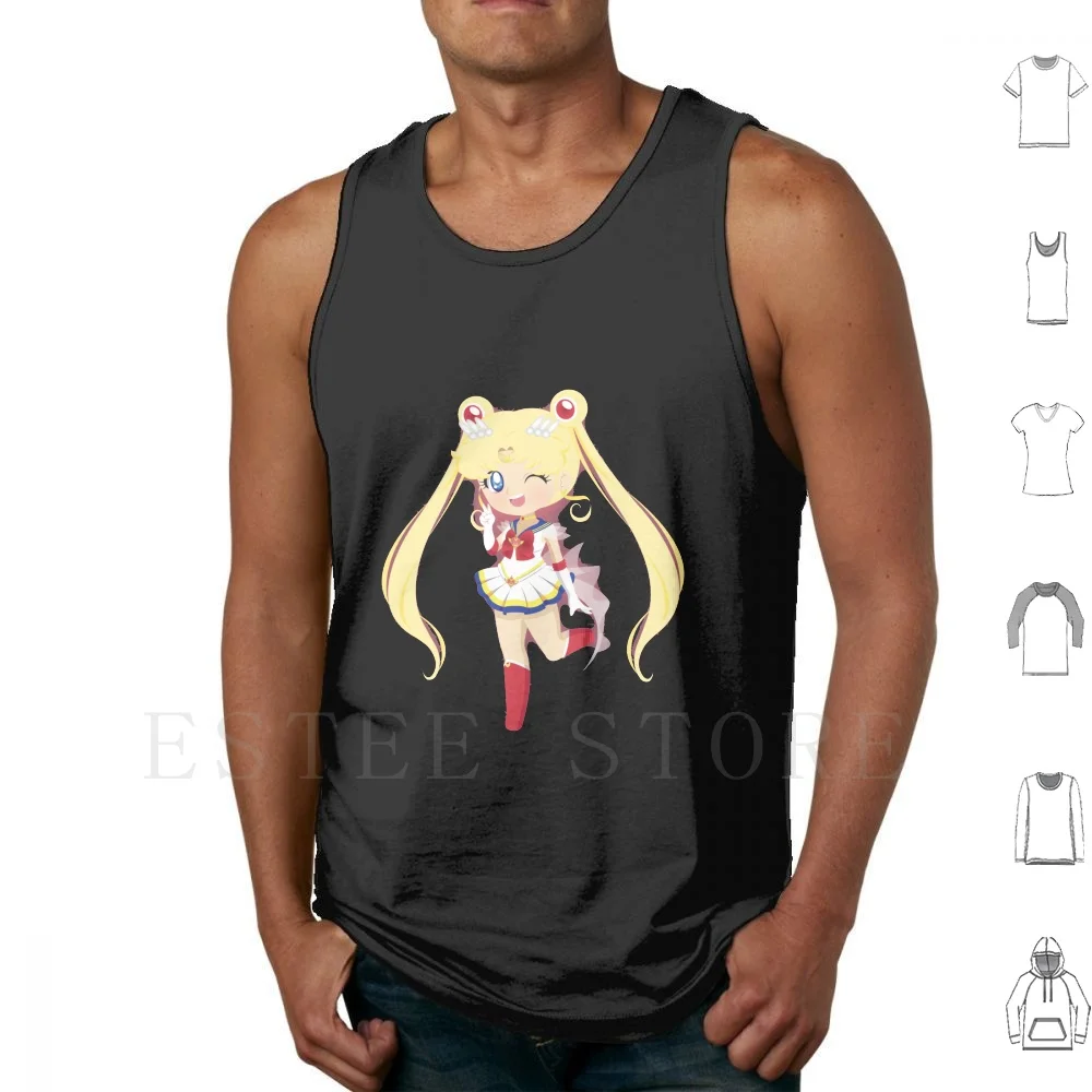 Super Tank Tops Vest Cotton Bishoujo Senshi Super