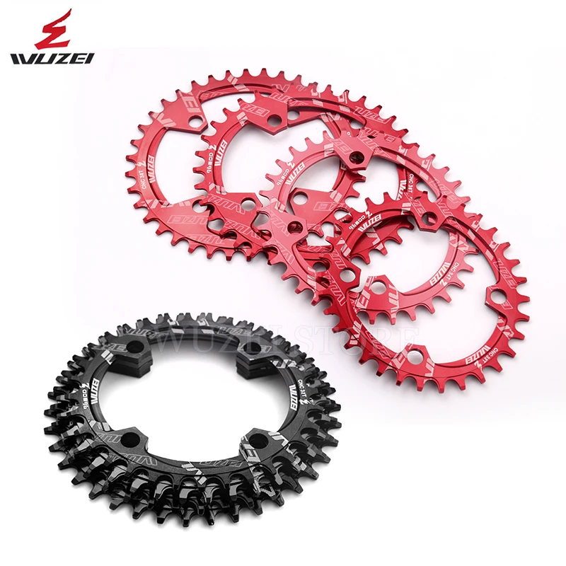 WUZEI 96 BCD MTB Oval/Round Chainring Mountain 32T 34T 36T 38T Sprocket for SHIMANO M4000 M4050 M782 GX NX X1 Crank Tooth plate