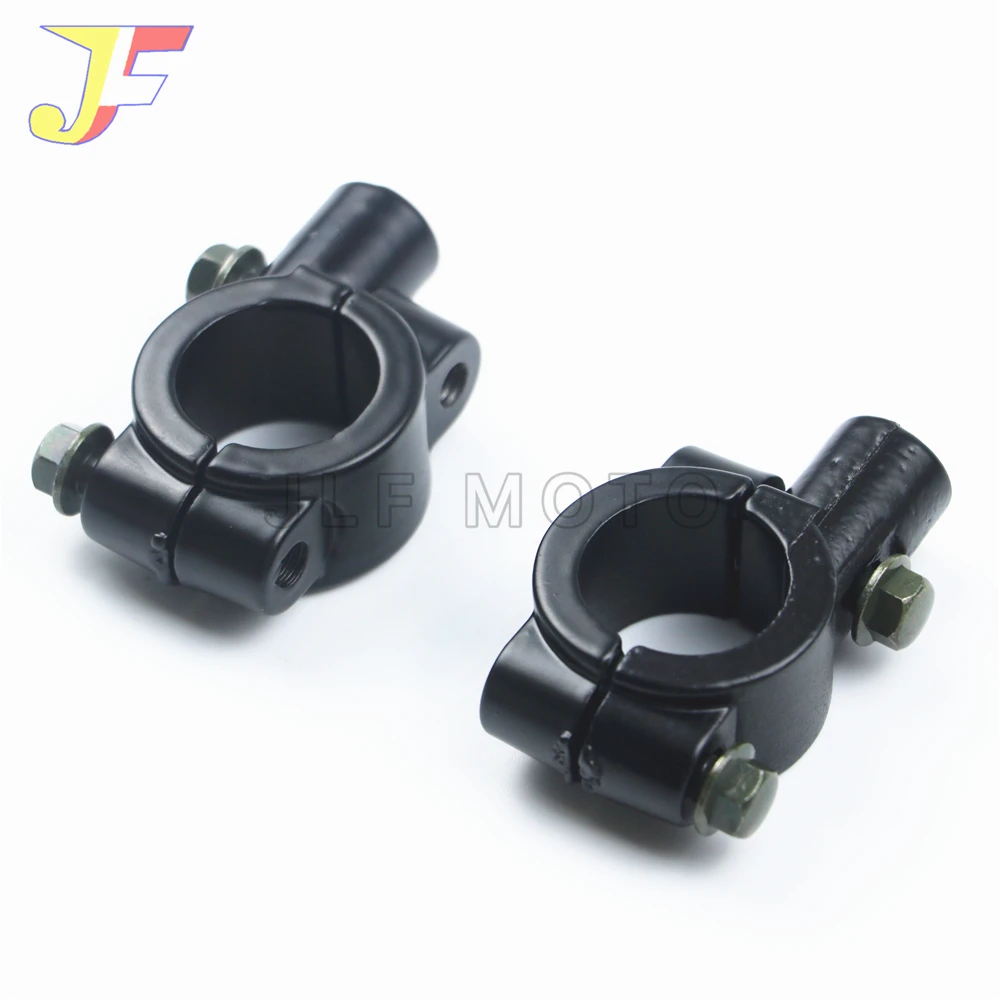 Suitable for Motorcycle Rearview Mirror Base Bracket Universal 2.2cm 22mm Size Handlebar Lever Side Mirror Fixing Seat 8mm 10mm