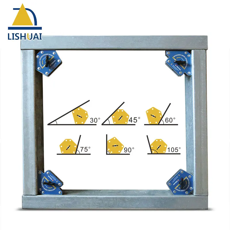LISHUAI 2020 New On/Off Multi-angle Welding Magnet Holder/Switchable Hexagonal Welding Magnet Tool for Quick Set-up FM4-S/M