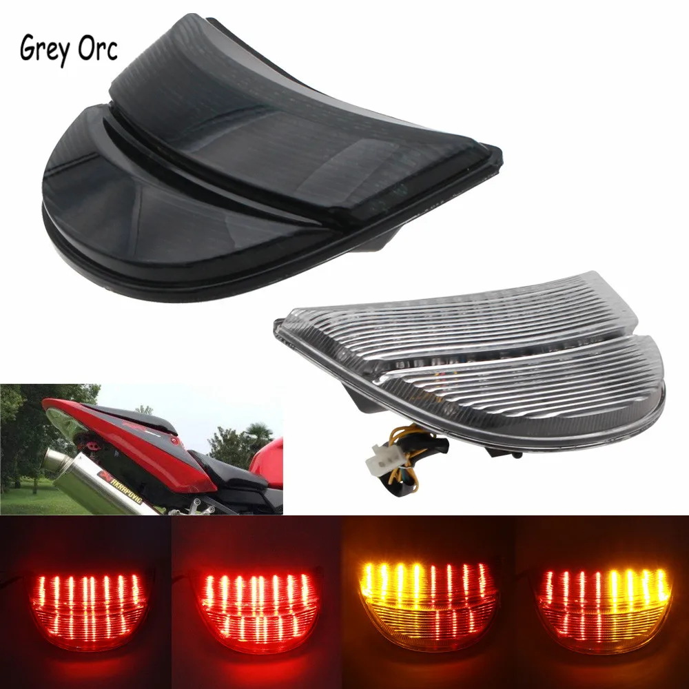 

For Honda CBR 954 CBR954 CBR954RR 2002 2003 CBR900RR CBR900 Motorcycle LED Rear Turn Signal Tail Stop Light Lamps Integrated