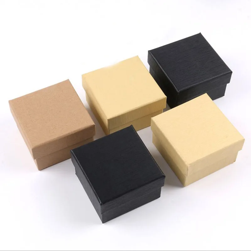 Square jewelry organizer box Engagement Jewelry sets boxes 8.5x8.5x5.5cm Wedding Birthday Decoration Event Party Supplies Boxes