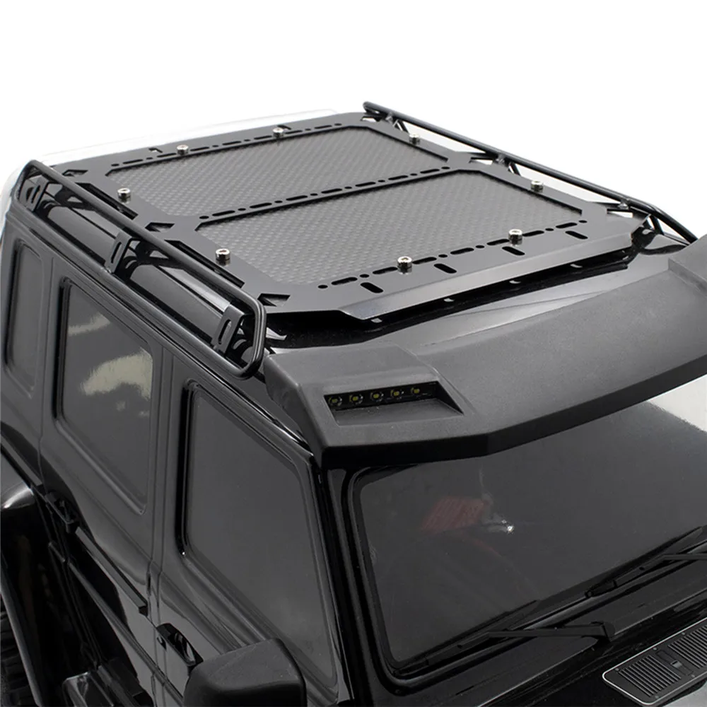 

RC Car Roof Rack Luggage Carriers for TRAXXAS TRX6 G63 RC Crawler Car Parts Accessories Carbon Fibre Roof Plate