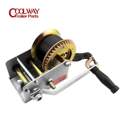 High Quality Hand Winch CAP 2000LBS / 900KG 8M Extra Long Synthetic Strap Webbing Car Boat Trailer