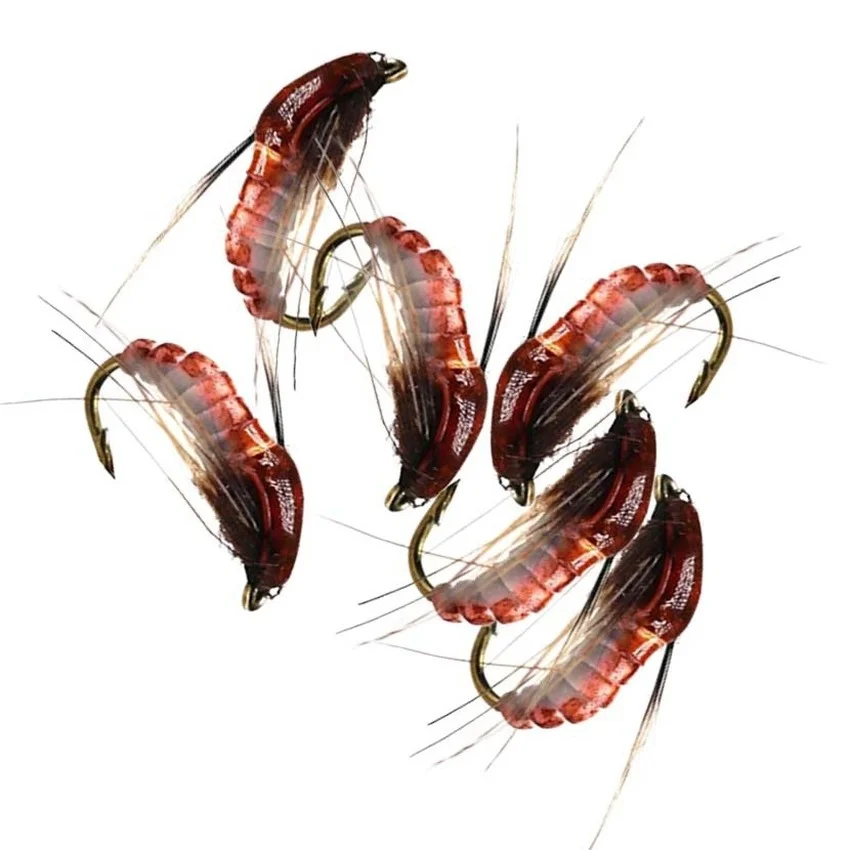 Imagem -02 - Conjunto Combinação Nymph Mosca Pesca Moscas Insetos Diferentes Estilos Salmão Truta Pesca com Mosca Iscas Pesca Equipamento 40148 Peças