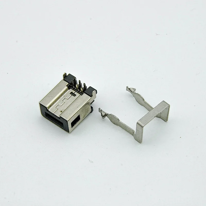 100PCS Repair parts For Wii  wireless controller USB cable 6 Pin 90 degree male connector   jack  plug replacement part