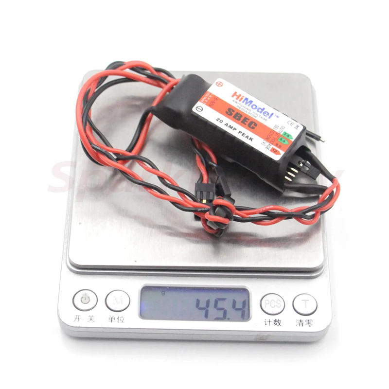 HiModel 20A BEC Servo alimentatore 2-12S Lipo tensione di uscita 7.4V / 8.4V / 9V / 12V per droni telecomandati modello Robot da corsa