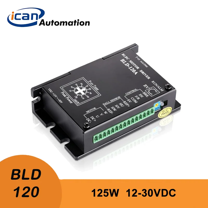 ICAN Brushless Motor Controller BLD-120A 12-30VDC 120W 20000RPM Brushless DC Motor Control Drive