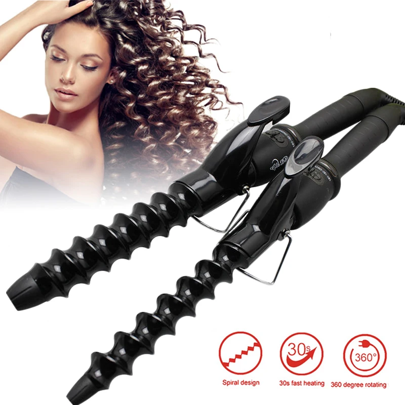 

Electric Curler 22mm/25mm Ceramic Curling Iron Hair Styling Curly Anti-scalding Spiral Curling Stick Monofunctional Hair Curler