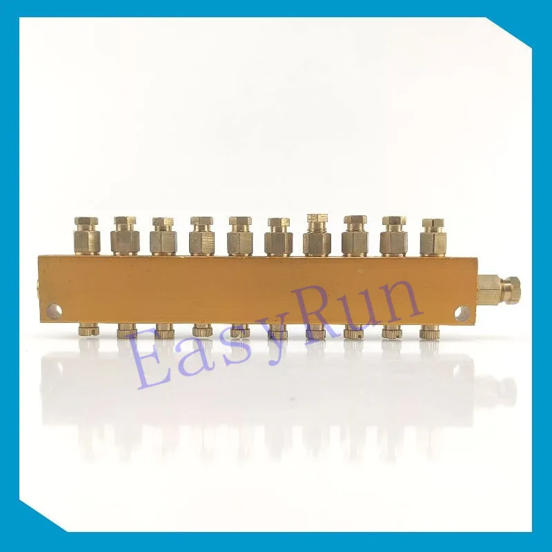 

Воздушный пневматический латунный регулируемый 10-ходовой масляный распределитель, регулирующий