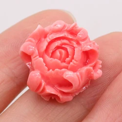 Wholesale Pink Rose-Shaped Coral Beads Suitable for DIY to make Jewelry Bracelets Charming Women Bracelet Necklaces