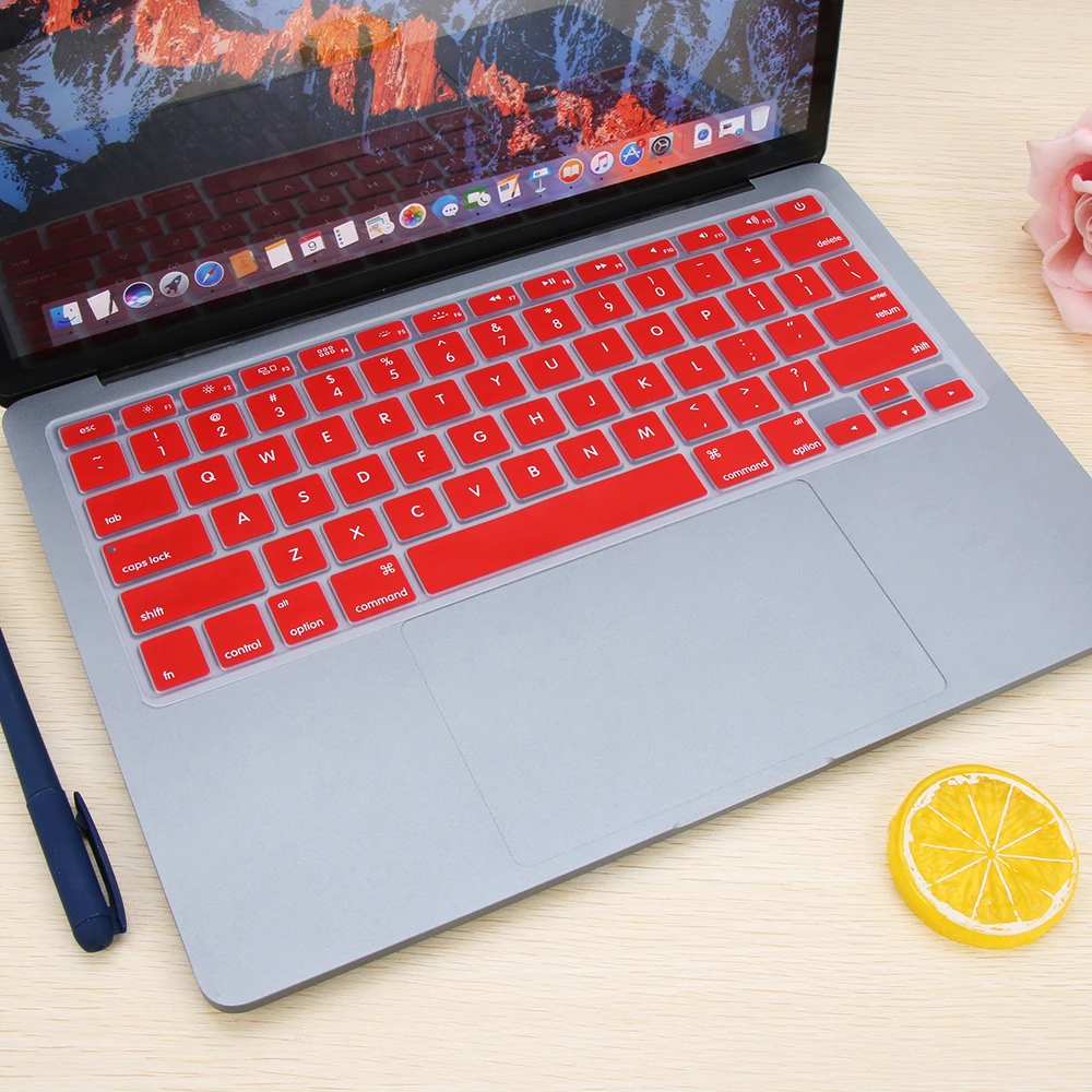 

1 Pc Silicone Keyboard Cover For Apple Macbook Pro Air 13 "15" 17 "(2015 Or Older) Keyboard Protector Film Laptop Accessories