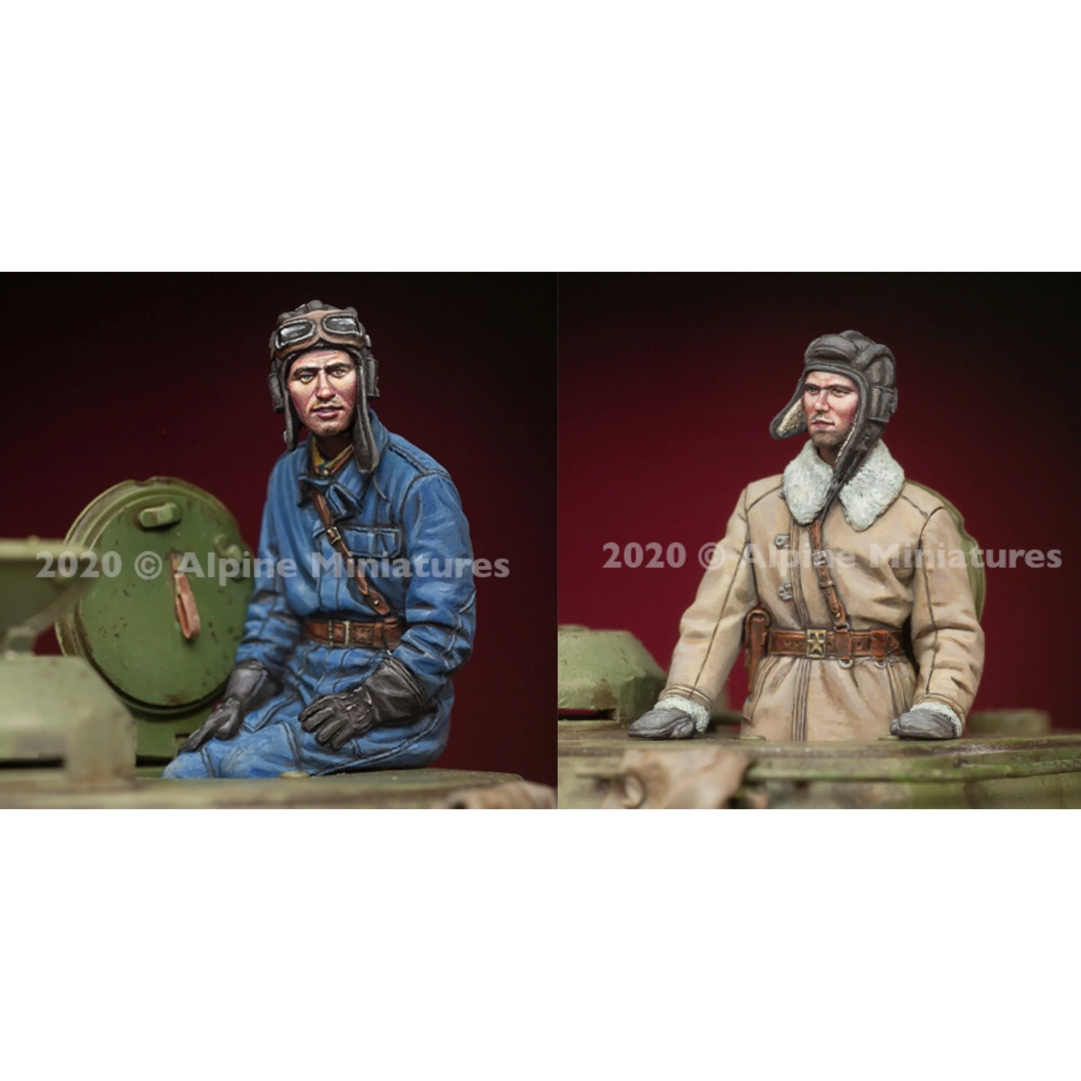 1/35 Resin Model Figure GK, Military theme ,2 Figure ，Unassembled and unpainted kit