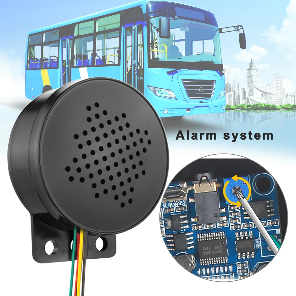 Hot 12-24V New Car Start Voice Custom 4-channel Trigger Voice Speaker Prompter Sound Alarm Reverse Siren Buzzer Alarm Horn Beep