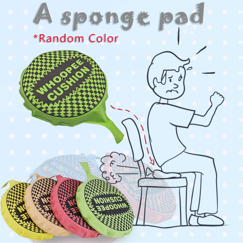 9/16/20/25cm Joke Ragging Toy Fart Pad Sponge Whoopee Cushion Novetly Gag Prank Fart Joke.Trick Funny Toy Vent Boring Antistress