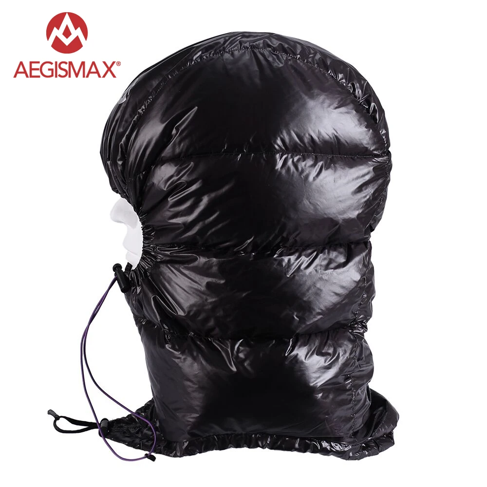 AEGISMAX Outdoor Urltra-Light Goose Down Hat for Envelope Sleeping Bag