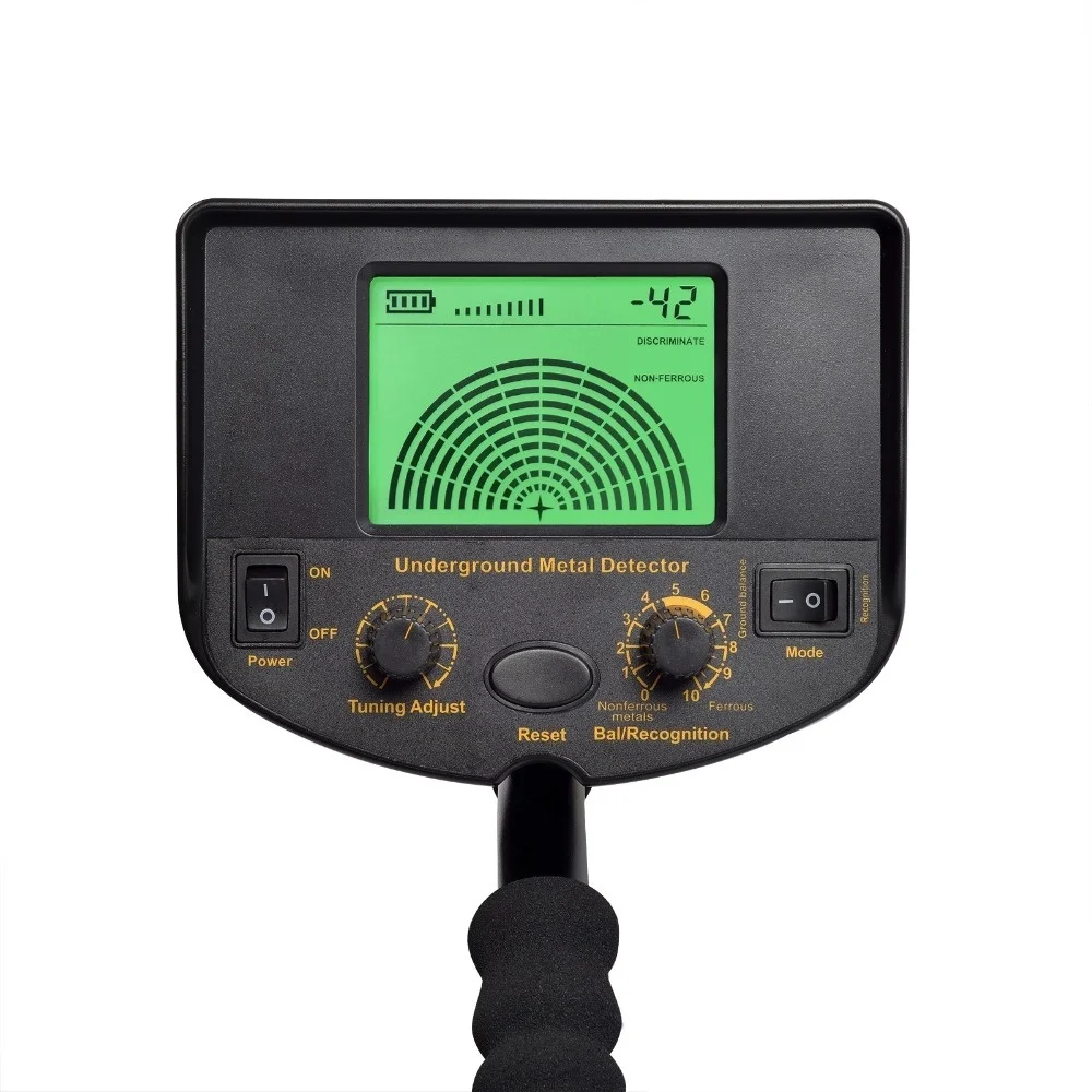 Detector de Metales con Sensor inteligente AR924, buscador de oro subterráneo, Tesoro portátil, 1,5 metros de profundidad de detección