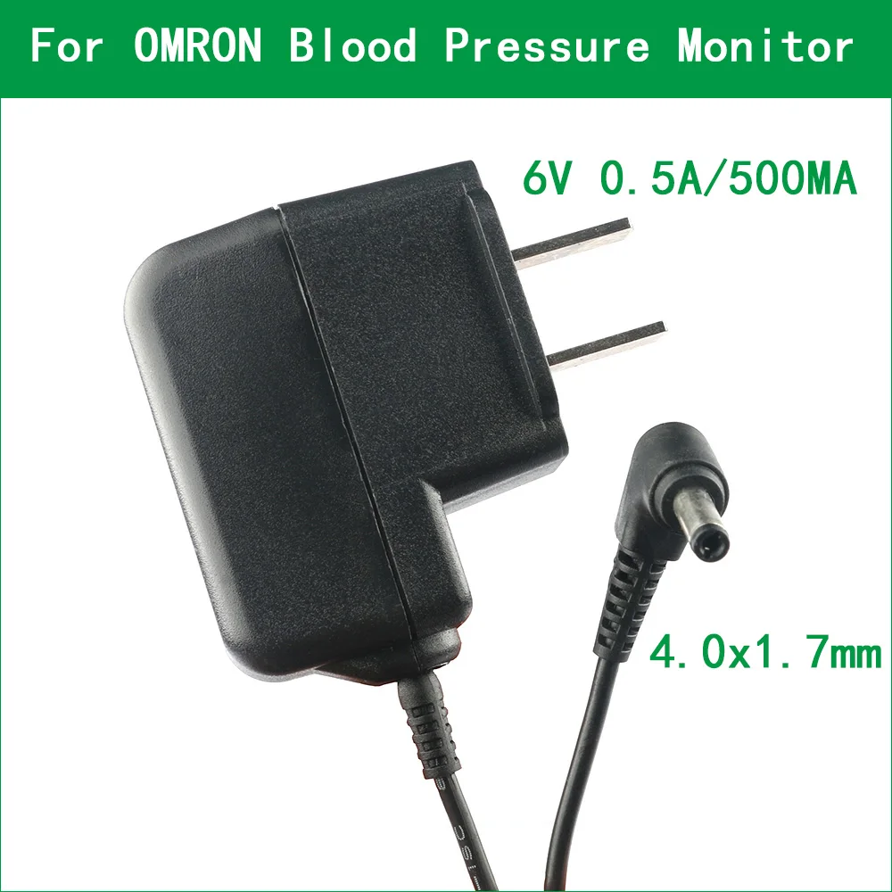 6V 0.7A 700MA AC DC Power Supply Adapter Charger For OMRON Blood Pressure Monitor I-C10 M4-I M3 M5-I M7 M10 M6 Comfort M6W