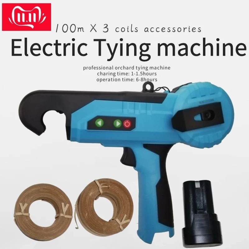 8h Trabalhando Tempo Electric Vine Flower Fruit Tying Machine