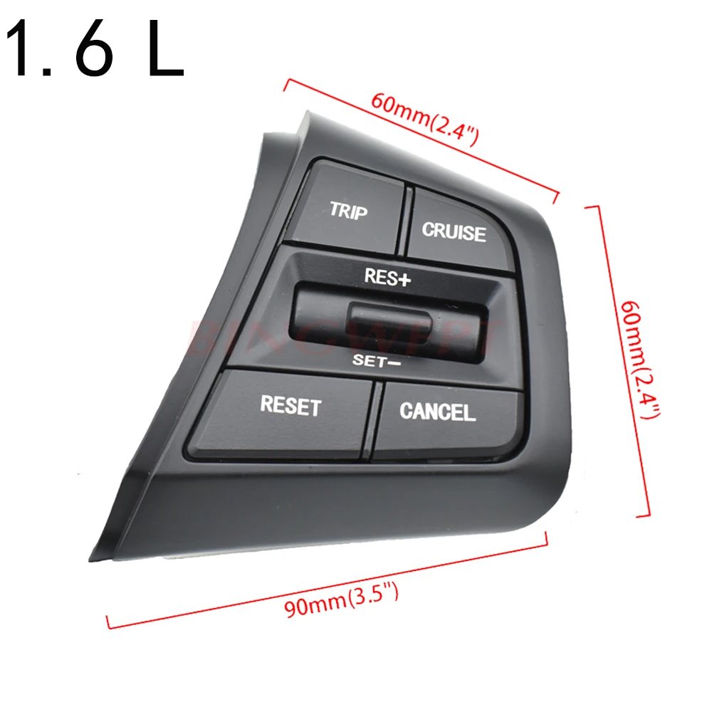 Right Side Steering Wheel Cruise Control Buttons Remote Control Volume Button For Hyundai ix25 (Creta) 1.6L 2015-2019