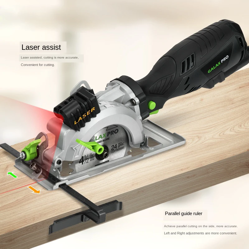 Handheld electric circular saw mini chainsaw fine handle design portable household woodworking power tools