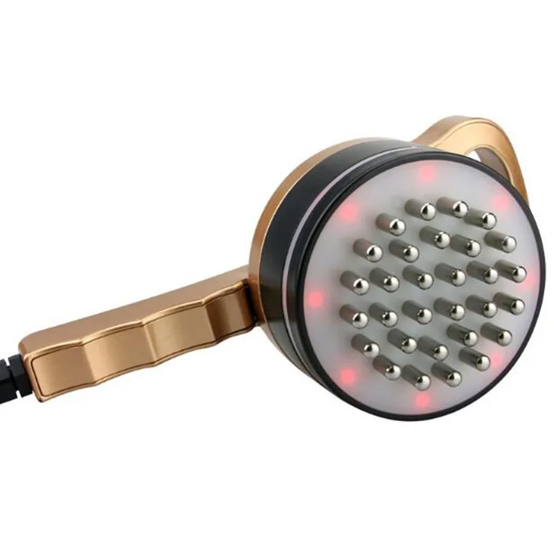 High-quality micro-electric shock meridian brush, five elements health body far infrared fever health brush bio-brush Gold