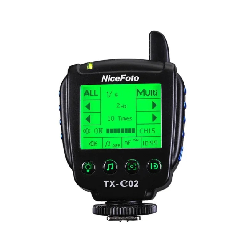 NiceFoto TTL transmitter TX-C02 for N6 N4 K6 K8 A4TTL A6TTL B4TTL C3TTL Wireless studio flash and Canon Digital DSLR Camera