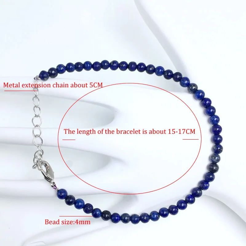 4mm Mini Energy Charm quartz Bracelet Natural Stone Beads Yoga Healing Bracelet Jewelry for Women Men Best Friend Gifts