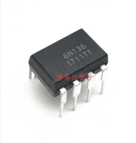 Free Shipping 30pcs 6N136 A6N136 DIP-8