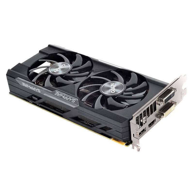 SAPPHIRE R9 370 4GB karty wideo GPU AMD Radeon R7 370X R9370 R7 370X karty graficzne ekran gra wideo pulpit PC komputer PCI-E