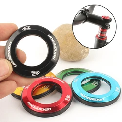 28.6mm Diameter Bicycle Headset Cap Universal MTB Mountain Bike Top Shell Flat Cover CNC Metal O-ring Seal Bicycle Parts