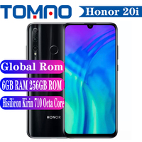 Original Honor 20i Honor 10i Mobile Phone 6.21“ Android 9 32MP Camera Hisilicon Kirin 710 FM Face Fingerprint Unlock Smartphone