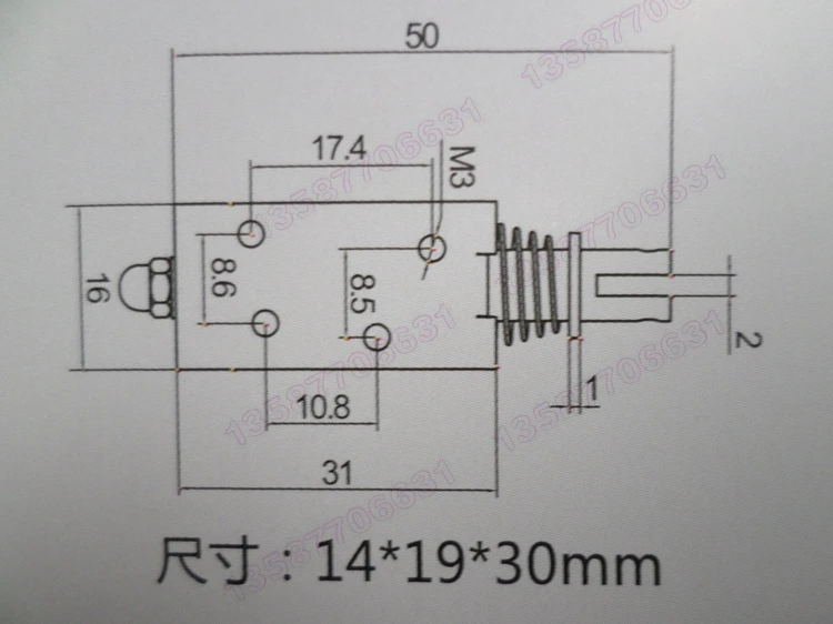 DC electromagnet JF-0630B 0630 electromagnet push-pull suction 6N through DC12V24V hcne1